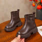 Bottines élégantes pour fille à semelles crantées épaisses – Une touche stylée pour les tenues du quotidien et les grandes occasions