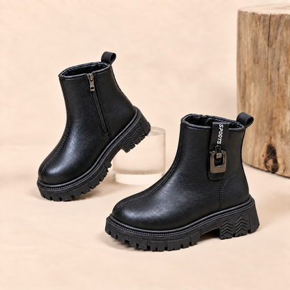 Bottines stylées pour fille – Chaussures d’hiver quotidiennes, confortables et tendance