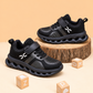 Baskets sport en mesh pour enfant avec bride réglable, détail à lacets et semelle sculptée – Chaussures décontractées pour tous les jours en noir, gris et bleu marine