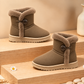 Girls Winter Boots Kids Warm Faux Fur Ankle Boots Soft Suede Non-Slip Sole Cute Casual Shoes for Children