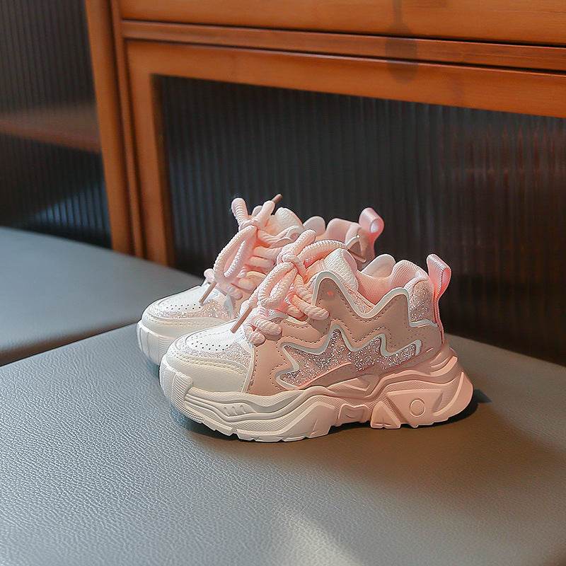 Sport Elegance: Fashion-Forward Girls Athletic Shoes with a Non-Slip Design - IRRAKIDS