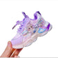 Chaussures de sport princesse avec papillon à LED brillantes pour filles – Collection printemps 2025