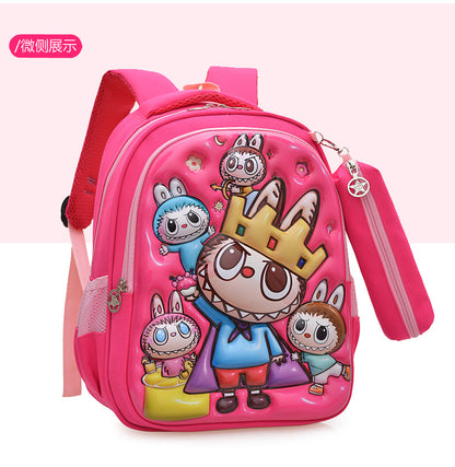 Sac à dos d'école pour enfants Labubu 2025 – Sac d'école coréen grande capacité pour garçons et filles, maternelle et primaire