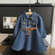 Autumn Elegance in Denim: Adorable Year-Round Fashion for Your Little Lady