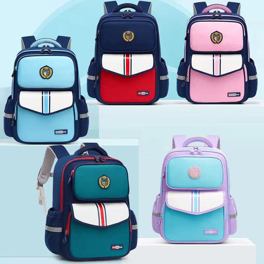 2025 New Kids’ Back Protection Schoolbag – Large Capacity Multi-Function Backpack for Grades 1-6
