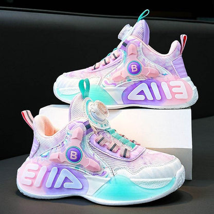 Summertide Sporty Unisex durable kids shoes with rotating button - IRRAKIDS