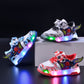 Baskets lumineuses à LED pour enfants – Chaussures de sport clignotantes à motif dessin animé pour garçons 