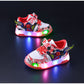 Baskets lumineuses à LED pour enfants – Chaussures de sport clignotantes à motif dessin animé pour garçons 