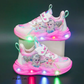 Girls' shoes with LED lights, comfortable and stylish 02