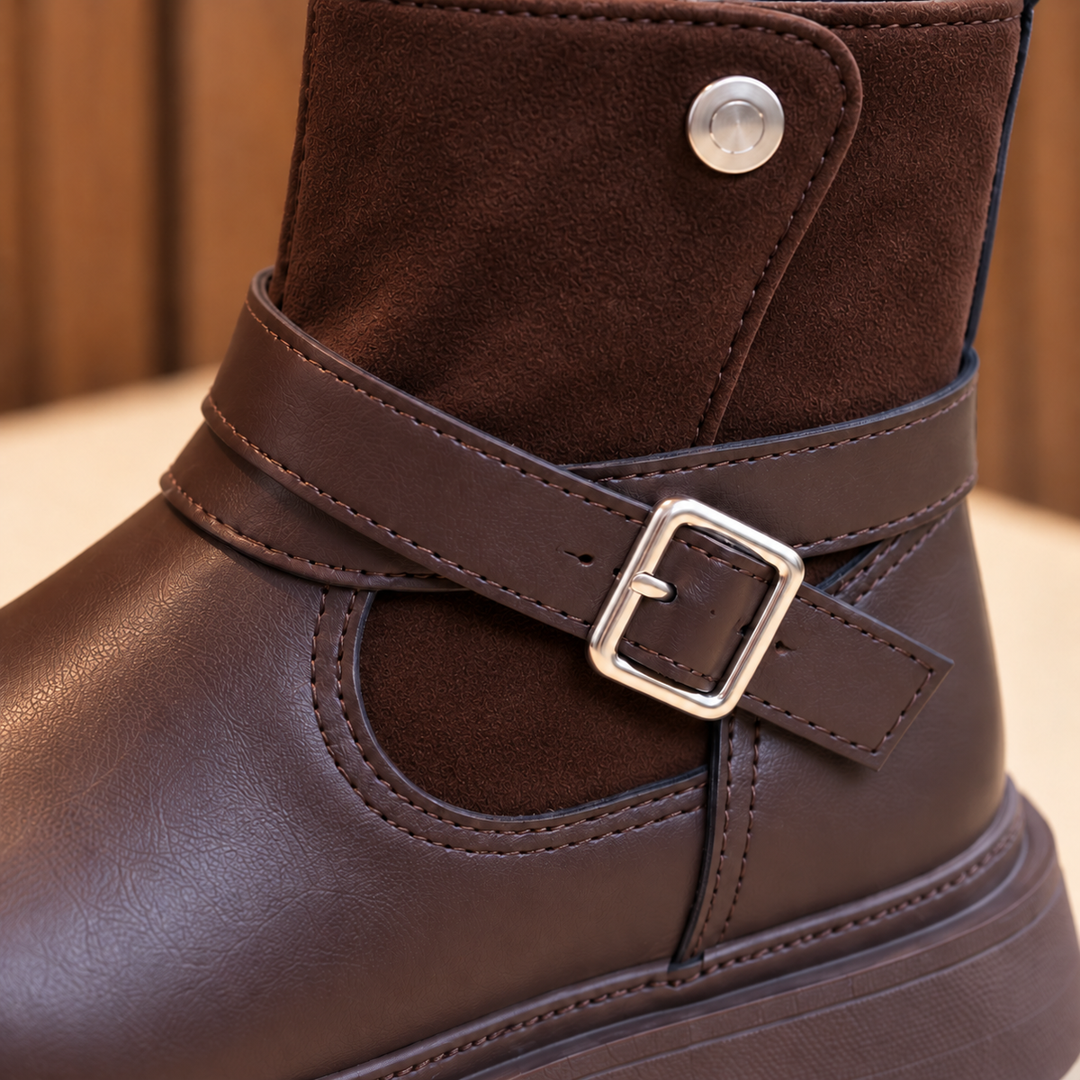 Bottines à boucle pour fille — Une touche élégante pour chaque tenue