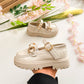 Nouvelles chaussures élégantes et stylées en cuir brillant pour les filles à la mode
