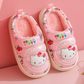 Hello Kitty Cozy Cotton Slippers: Adorable Autumn-Winter Indoor Delight for Kids!