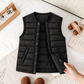 Kids’ Classic Black Quilted Puffer Vest – A Versatile Sleeveless Layer for Stylish School Outfits, Weekend Adventures and Cooler Days
