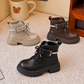 Bottines à lacets élégantes pour filles avec détails à brides scintillantes et semelles épaisses