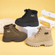 Kids’ Classic Lace-Up Winter Boots – Warm, Stylish & Durable High-Top Shoes