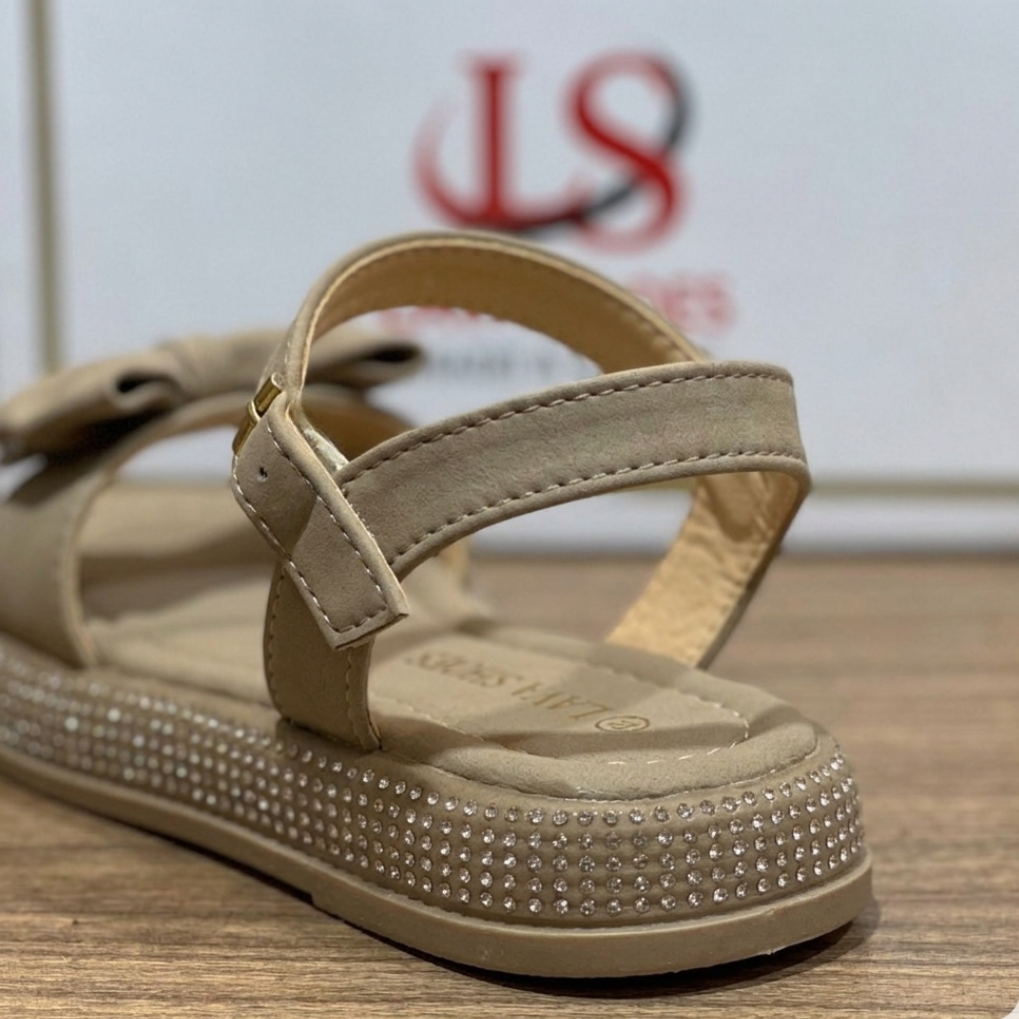 Sandales pour filles avec joli nœud