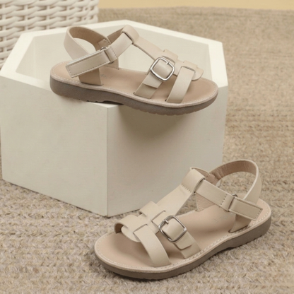 Kids Classic Buckle Strap Sandals – Lightweight Summer Comfort Sandals for  Girls