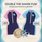 Kids Shark Swim Suit – One-Piece UV Protection Swimwear