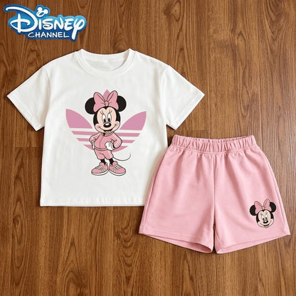 Girls Minnie Mouse Summer 2-Piece Set