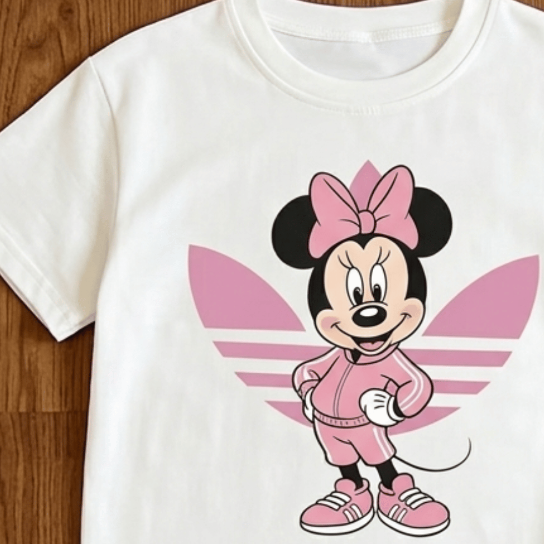 Girls Minnie Mouse Summer 2-Piece Set