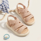 Girls’ Stretch Cross-Strap Sandals – Lightweight Everyday Comfort