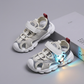 Sandales de sport pour enfants avec lumières LED – Chaussures d'été respirantes antidérapantes