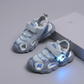 Sandales de sport pour enfants avec lumières LED – Chaussures d'été respirantes antidérapantes