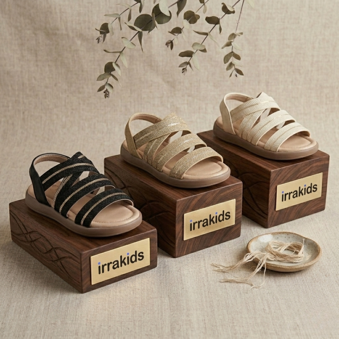 Sandales Confort Multibrides Fille – Chaussures d'Été Décontractées Légères