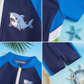 Kids Shark Swim Suit – One-Piece UV Protection Swimwear