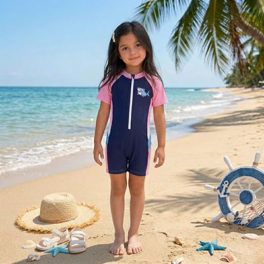 Maillot de bain requin pour enfants – Maillot de bain une pièce anti-UV