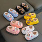 "Waterproof and Soft Kids Slippers - Breathable Cotton House Shoes, Cartoon Design, Winter"