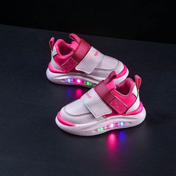 Baskets lumineuses à LED pour enfants - Confortables et à la mode pour courir et jouer