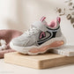 Kids LED Light-Up Sport Sneakers with Air Cushion Sole, Breathable Mesh, Lightweight Shoes for Boys & Girls