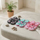 Girls' Floral Platform Flip Flops – Lightweight Summer Beach Slippers