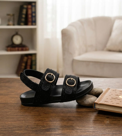 Girls Double Buckle Sandals | Soft Non-Slip Summer Shoes for Kids