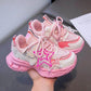 Fashion Cute Star Mesh Sneakers for Girls, Breathable Non-slip Running Shoes for Spring and Summer - IRRAKIDS