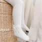 Toddler Girls Cotton Tights - Soft, Comfortable and Stylish with Bow - IRRAKIDS