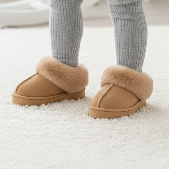 Girls’ Cozy Winter Boots with Plush Fur Lining – Warm, Soft & Stylish Toddler Boots
