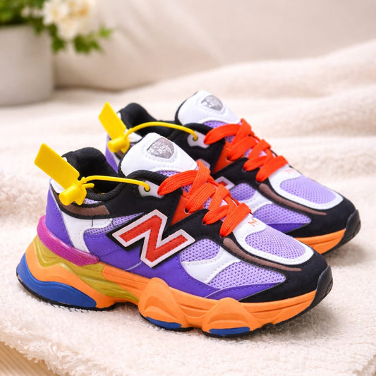 Baskets épaisses pour enfants – Chaussures de course légères et respirantes en maille pour garçons et filles