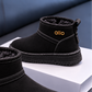 Kids’ Cozy Plush-Lined Winter Ankle Boots with a Soft Suede-Look Finish, Rounded Toe and Classic Everyday Style – Available in Pink, Khaki and Black