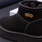 Kids’ Cozy Plush-Lined Winter Ankle Boots with a Soft Suede-Look Finish, Rounded Toe and Classic Everyday Style – Available in Pink, Khaki and Black