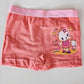 Girls’ Cotton Underwear Set – 2 Printed Shorts & 3 Colorful Socks
