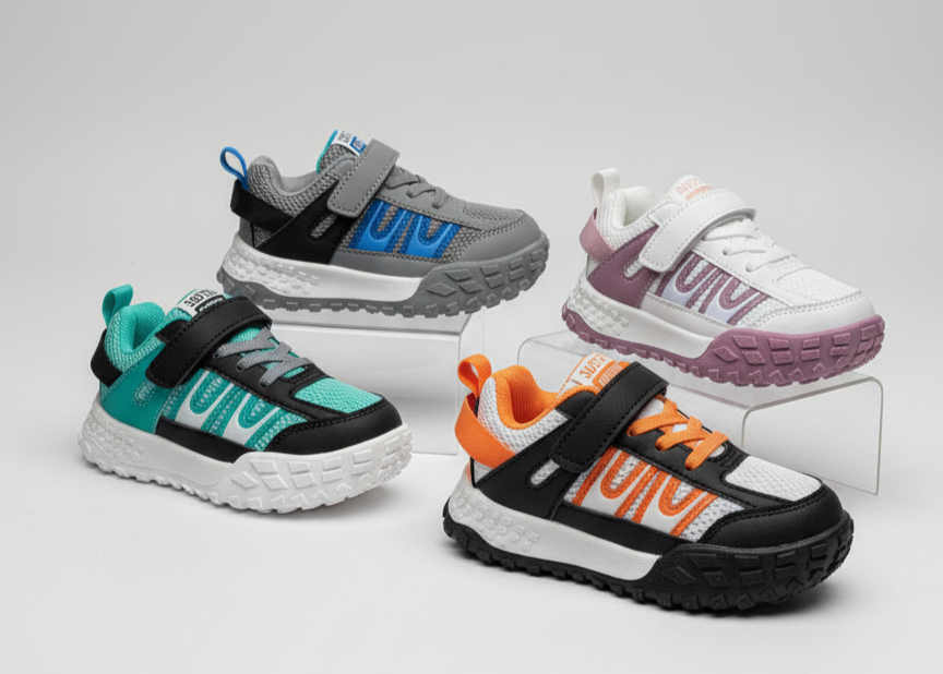 Step Up in Style – Durable & Trendy Sneakers for Kids!