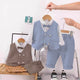 Costumes élégants pour garçons printemps automne 2025 nouveau costume trois pièces de style britannique pour enfants