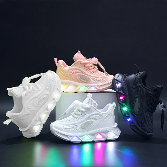 Chaussures lumineuses LED ShineBright : élégantes, confortables et amusantes pour les enfants !