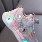 2023 New Breathable Girls LED Lighting Shoes Casual Sports Shoes