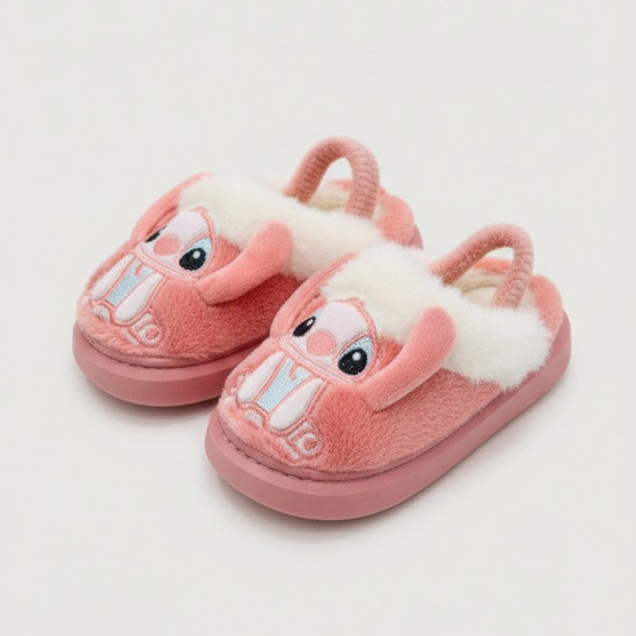 Girls' Fuzzy Bunny House Slippers — Product image: 