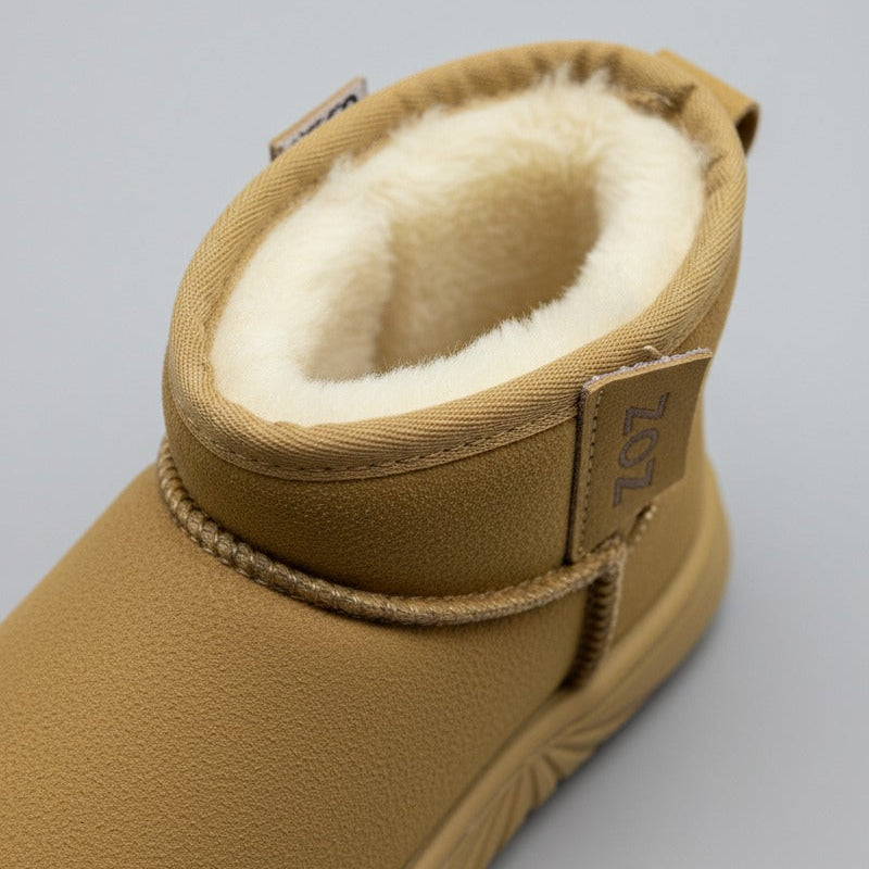 Girls' Faux-Fur Lined Ankle Boots (3 Colors) — Product image: 