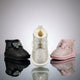Bottes à nœud pailleté pour filles, doublure peluche chaude et adhérente