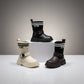 Girls knit-cuff buckle boots — Product image: 